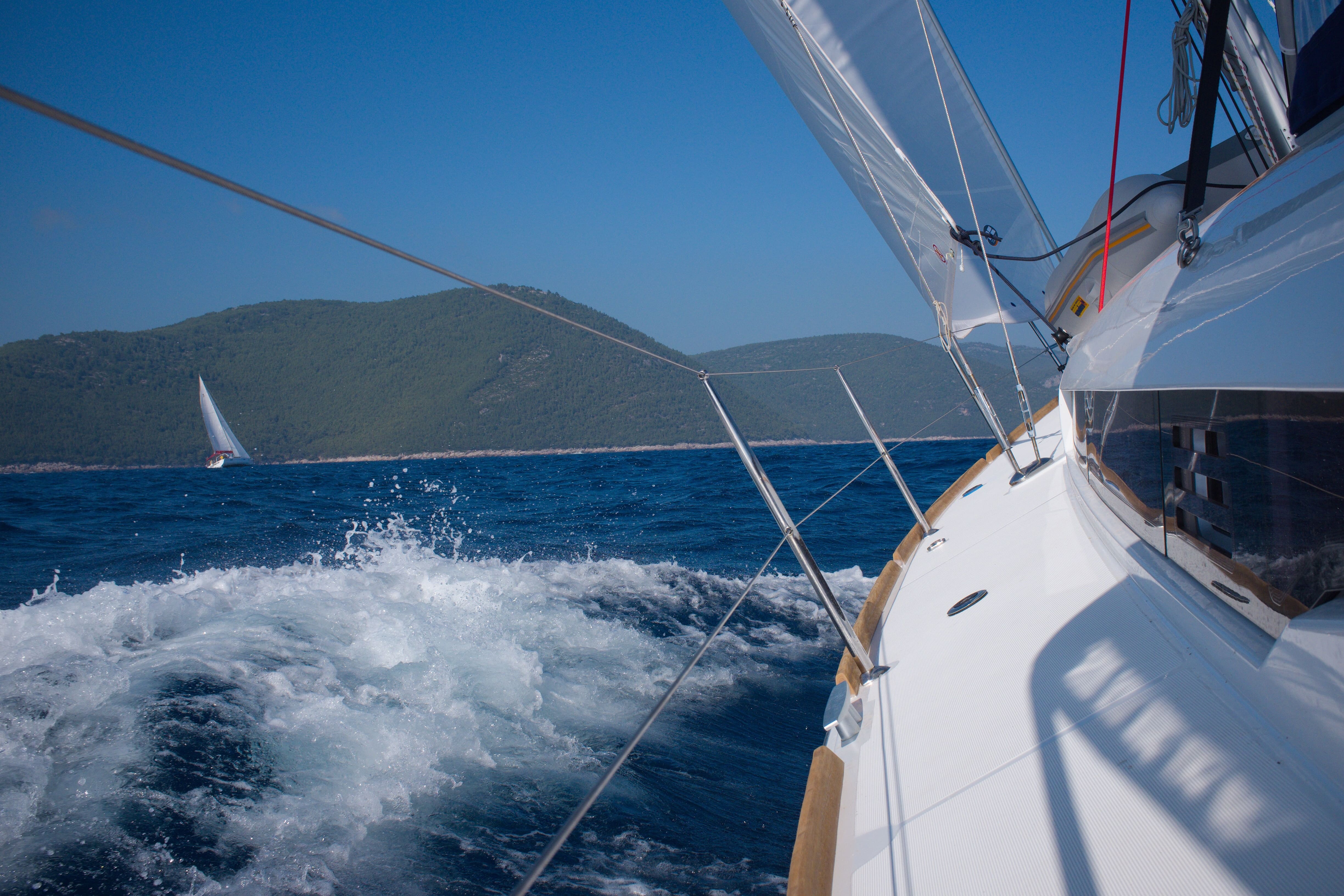 Luxury yacht in pristine UAE waters - APP MARINE protects marine ecosystems while delivering powerful cleaning