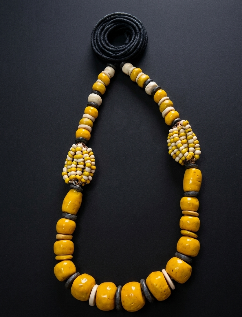 Thumbnail: Custom Handmade Moroccan Beaded Necklace – Available in Any Color