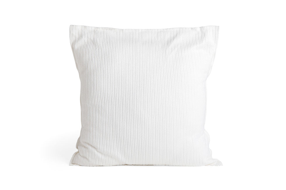 כרית נוי לסלון עם ציפית סריג