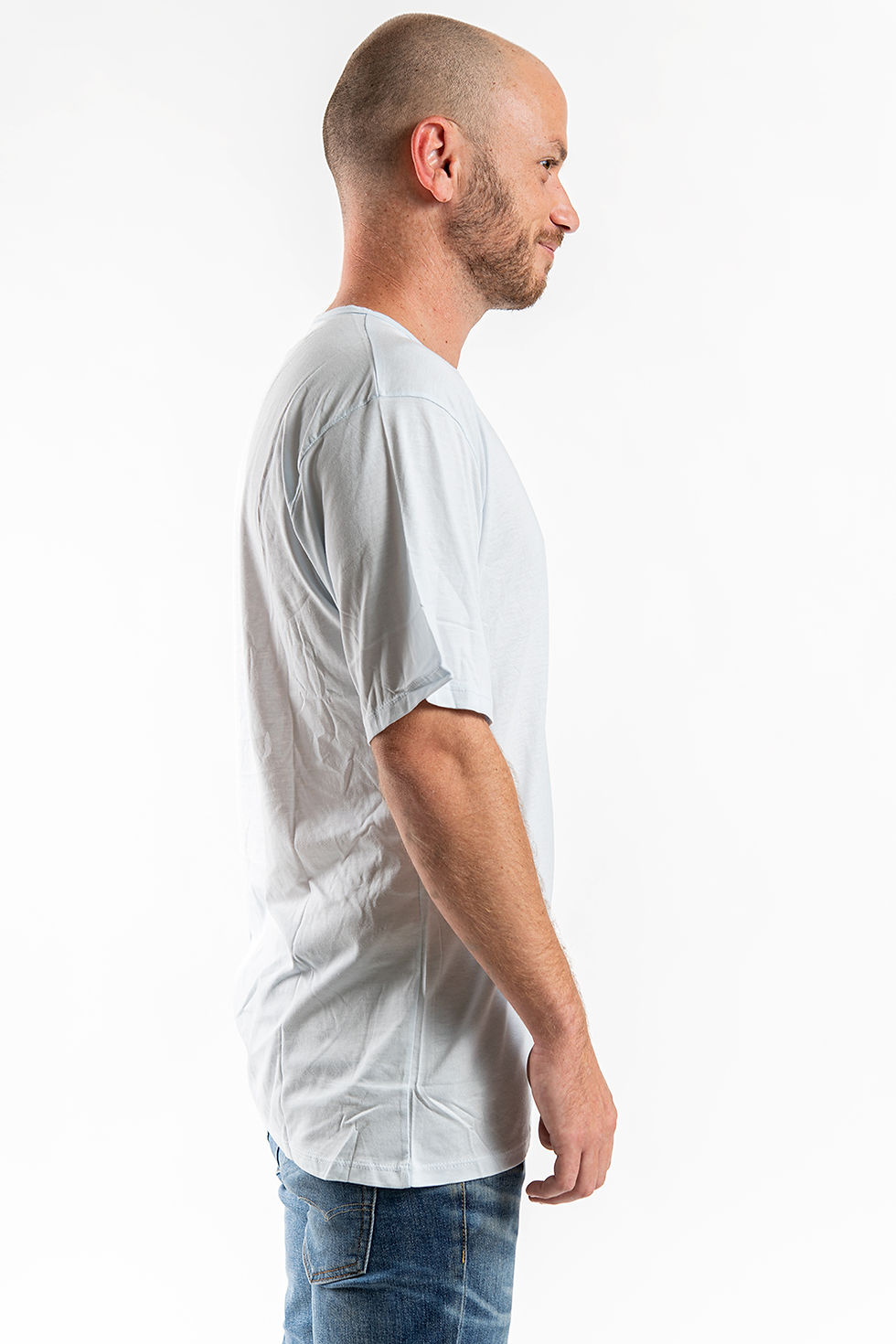 תמונה ממוזערת: חולצה עם שרוול קצר 100% במבוק צבע לבן