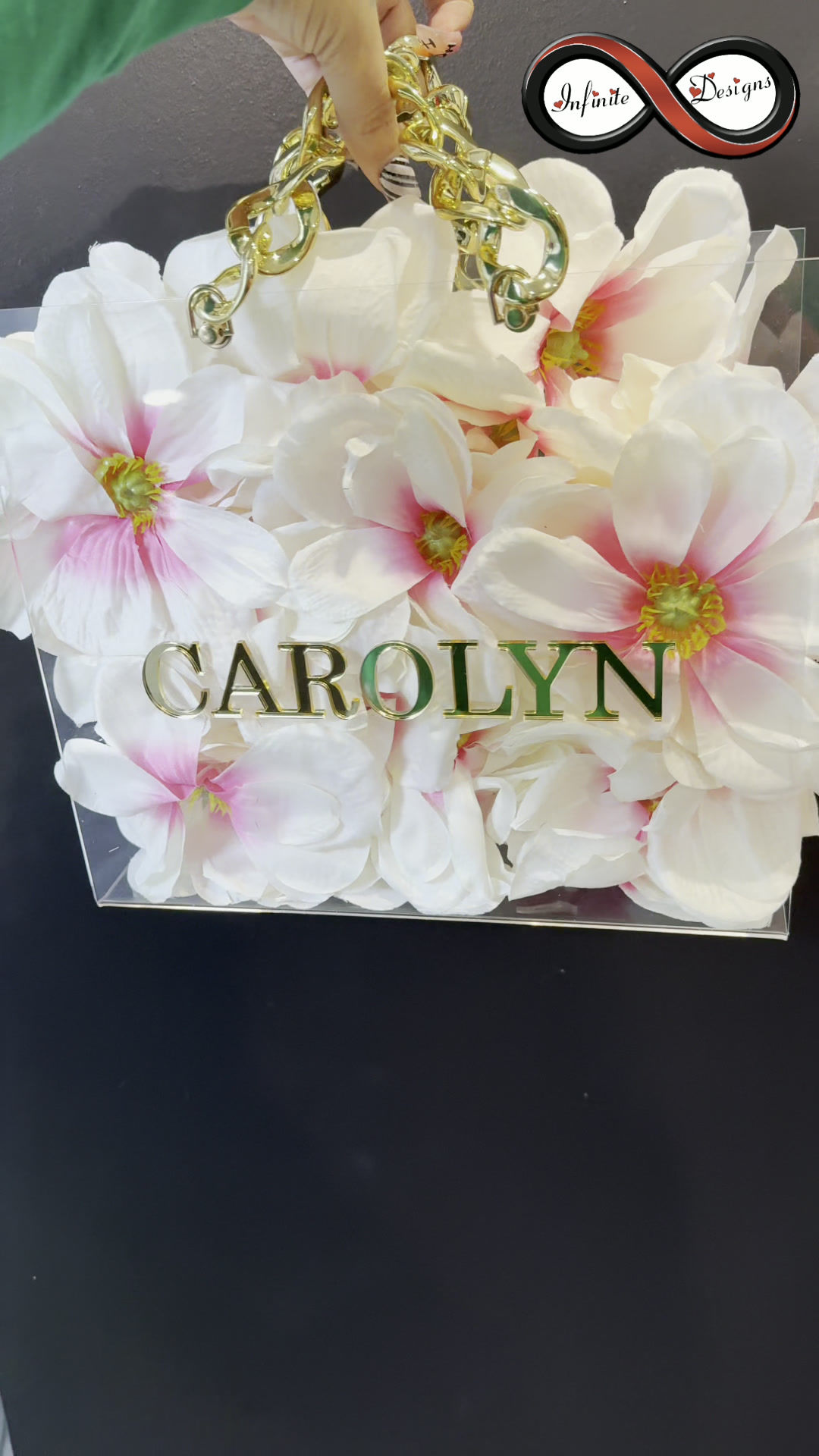 Acrylic Flower Purse