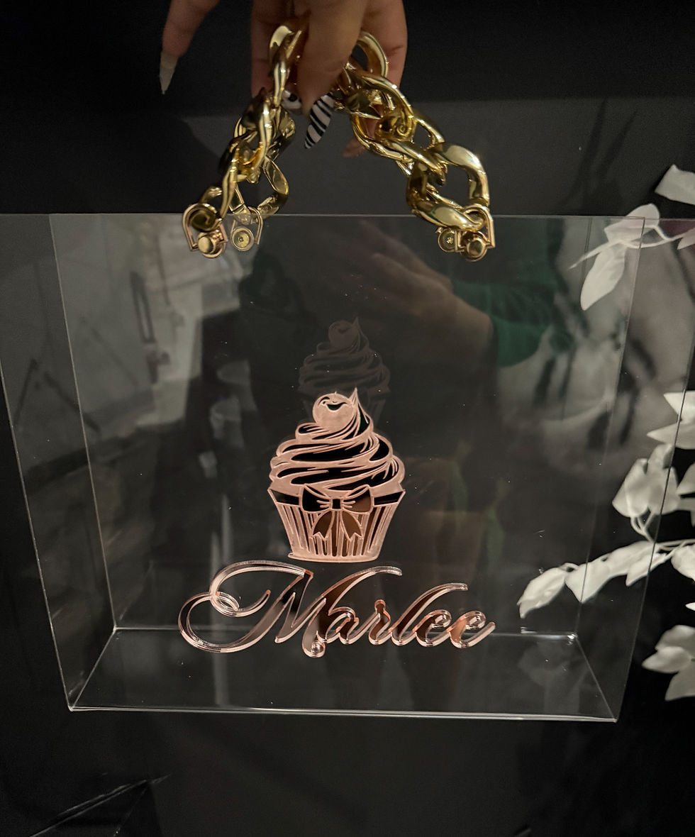 Thumbnail: Acrylic Flower Purse