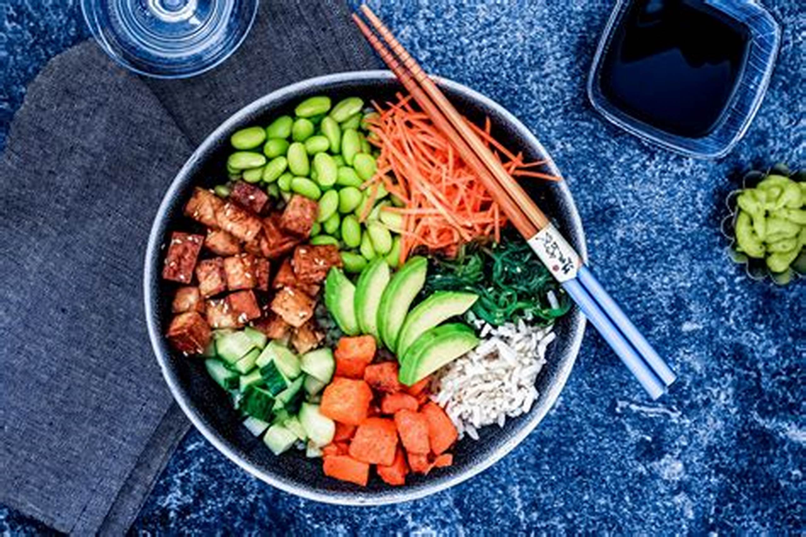 Arranged Food and Objects