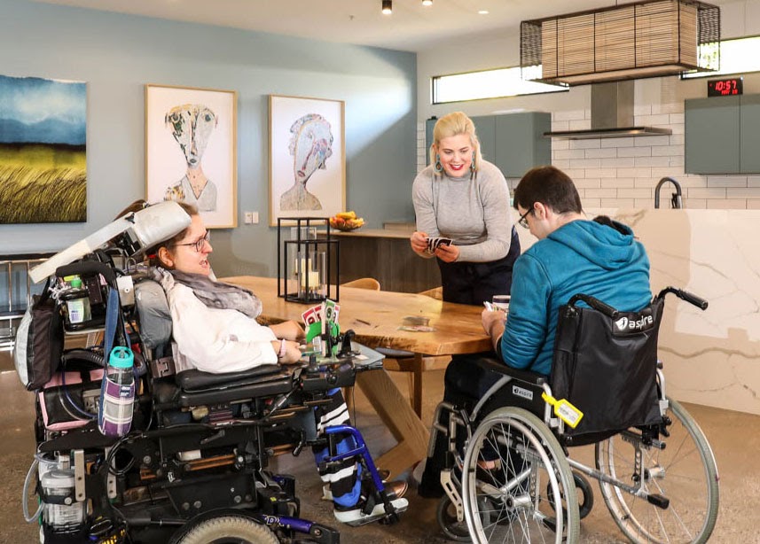 Supporting people with disabilities by agency staff