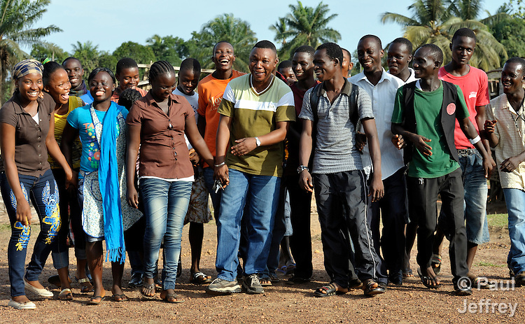 Liberia has a large population of young people, about two-thirds of its population under 25