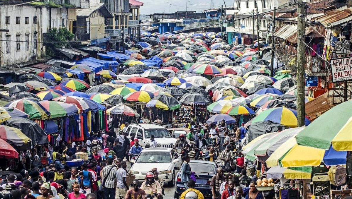 How is urbanization affecting consumer behavior in Liberia?