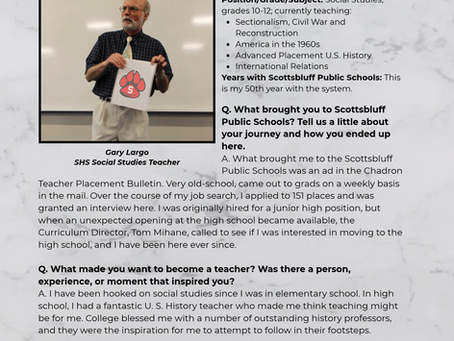 SBPS Staff Spotlight