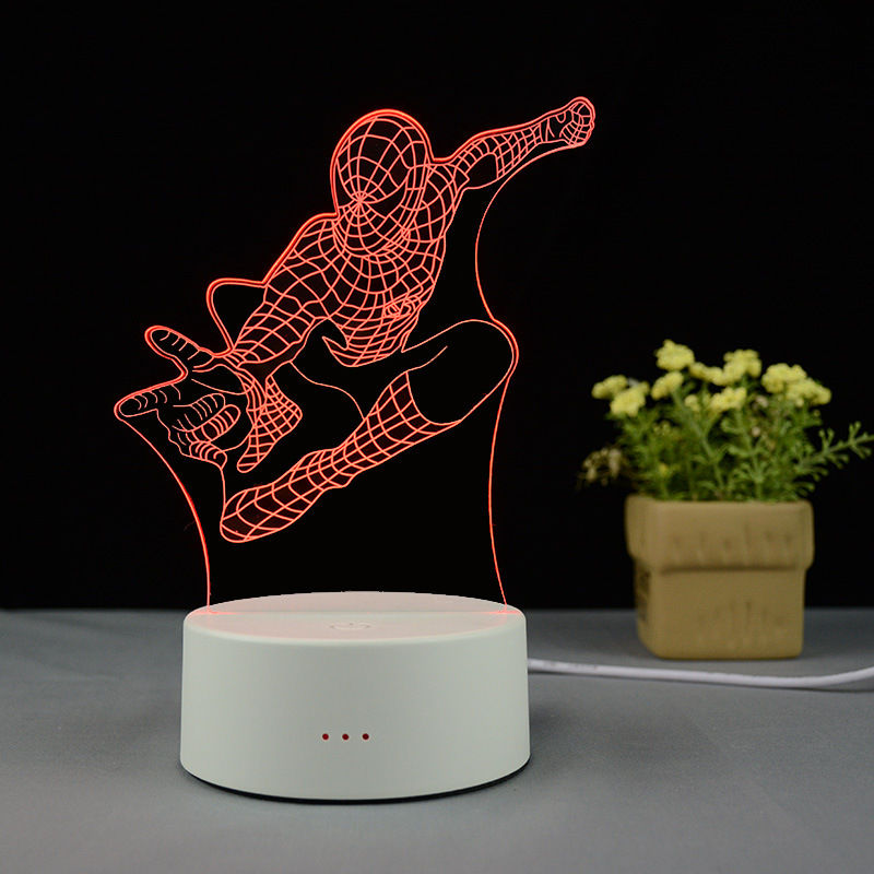 Miniatura: Creative Bedroom LED Small Night Light 3D