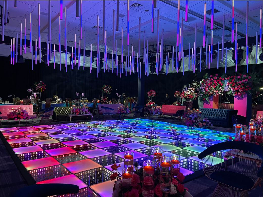 3D Infinity Dance Floor Rental