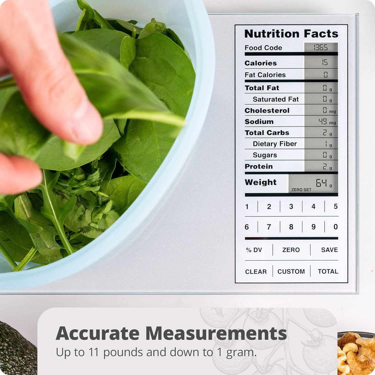Kitchen Scale - with Nutritional Facts