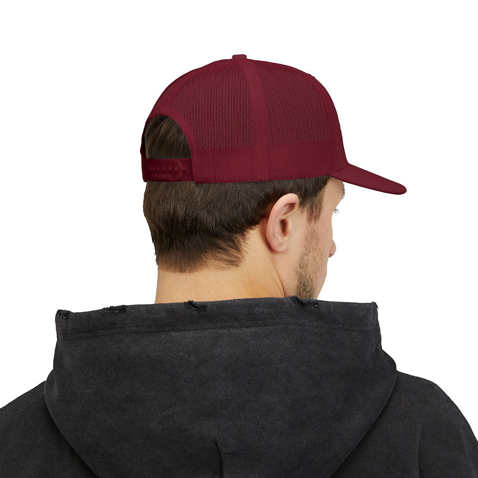 Thumbnail: Snapback Trucker Cap - Impact Nation Embroidered Hat for Men and Women