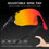 Thumbnail: KAPVOE Men's & Women's Durable Sports Sunglasses - Perfect for Outdoor Activitie