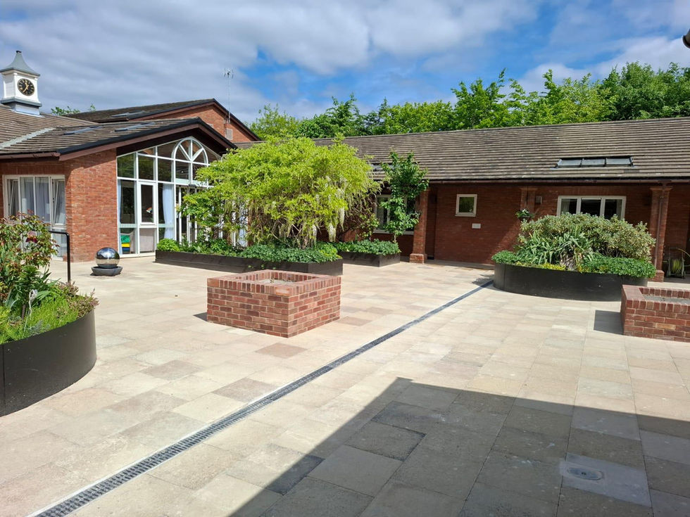 External garden works at Woodlands Neurological rehabilitation Centre, York