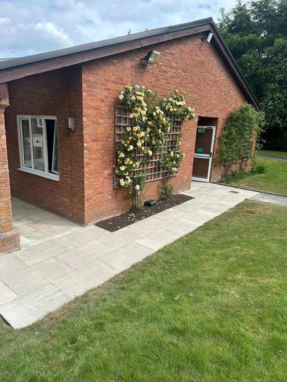 External garden works at Woodlands Neurological rehabilitation Centre, York
