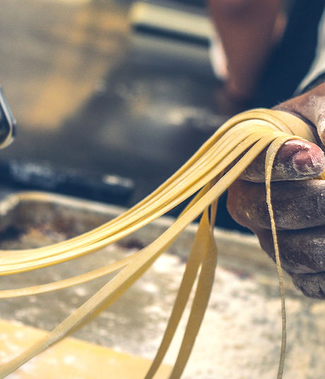 making pasta