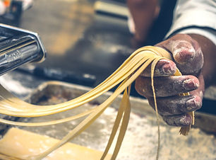 making pasta