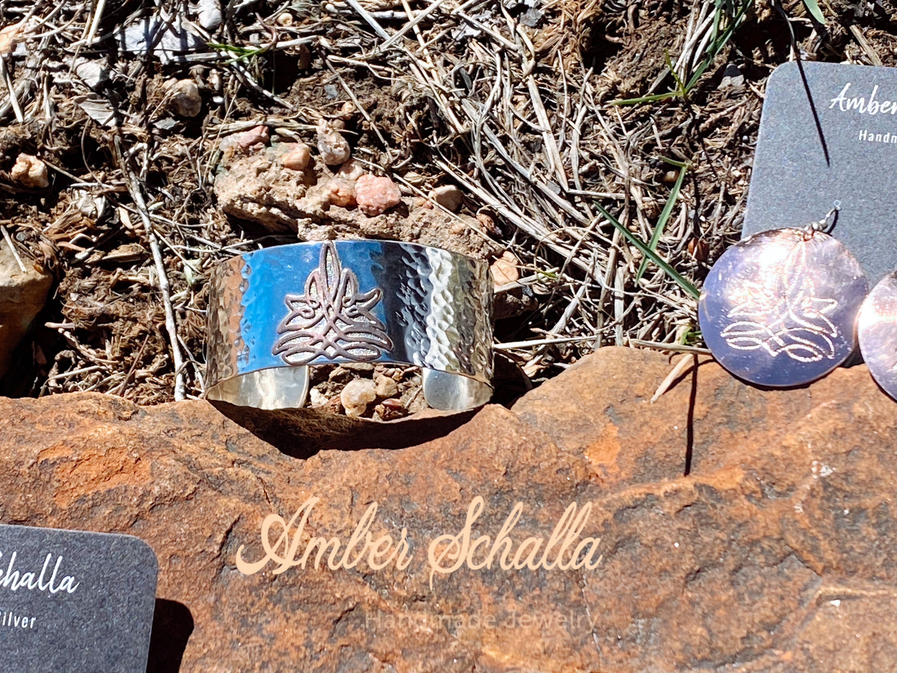 Boot Stitch Sterling Cuff Bracelet 
