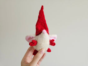 Free Christmas Gnome Mouse Knitting Pattern