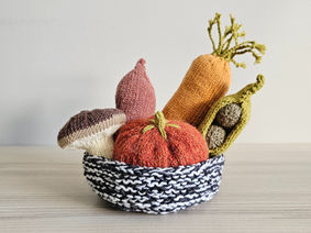 Free Vegetable Basket Knitting Pattern