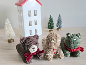 Crafting Fun: How to Knit this Winter Cuddle Crew - Bear, Gingerbread Man, Frog