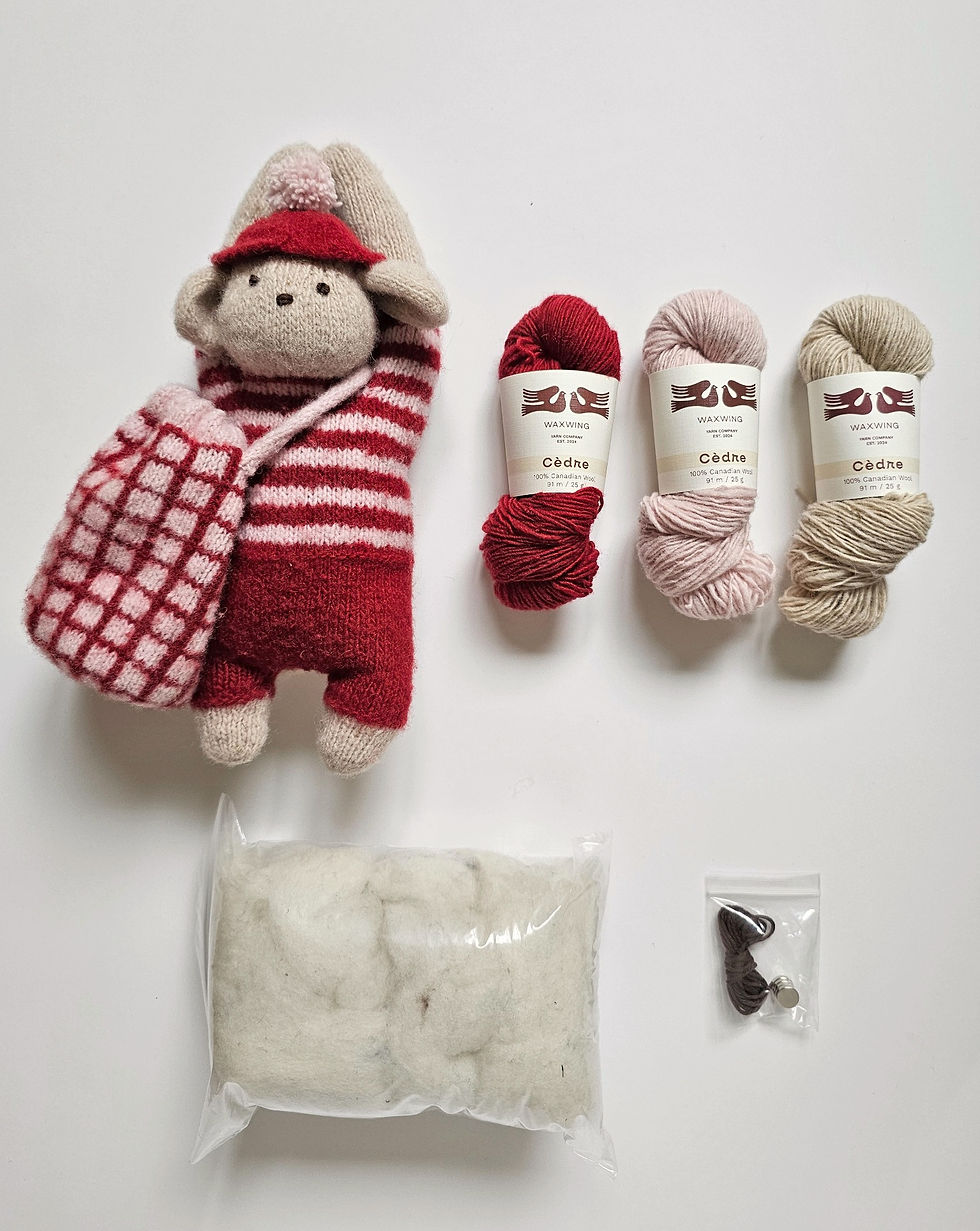 Thumbnail: Yarn & Material Kit: Little Joy Messenger - Puppy