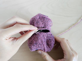 How to Sew Knit Toy Parts Together – Mattress Stitch