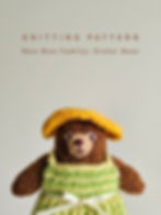 Knitting Pattern: Sister Bear