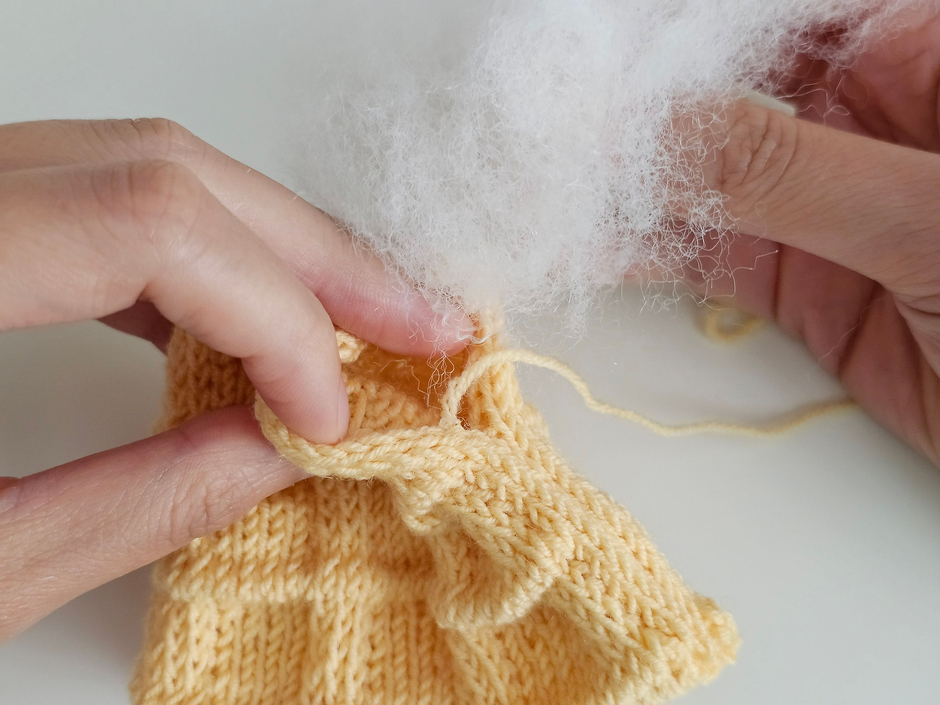 Free Waffle Toy Knitting Pattern