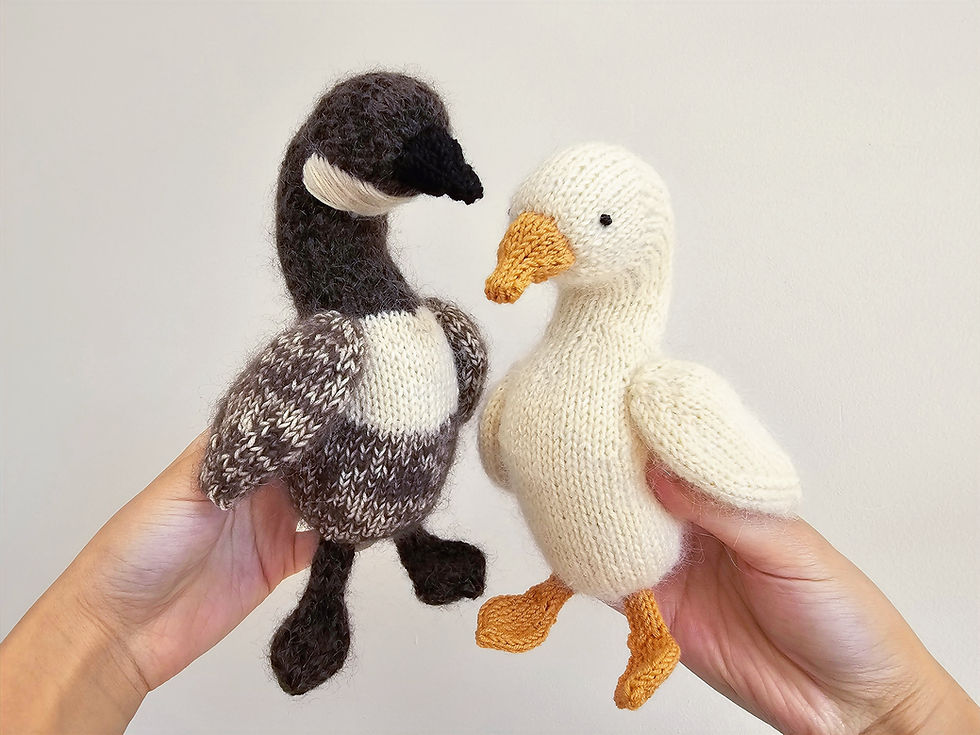 Thumbnail: Goose Toy - Knitting Pattern