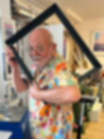 After many years of providing bespoke picture framing, Philip will be retiring this aspect of his work at the end of March.
While he will no longer offer custom framing services, he will continue to frame his own pieces and sell his original paintings, prints, and cards.
This May, Philip celebrates his 80th birthday,. Having been painting for 65 years, he’s certainly not stepping away from his passion. Instead, he’ll be moving his studio home from his gallery space at Turner Dumbrell Workshops at the end of that month
A new era beckons! He may paint, he may garden, he may write his memoirs.....or a combination of all three. What he will definitely do is to enjoy more freedom. He will savour more time at home, and plan travels with his wife Veryan, and their beloved Wirehaired Dachsund Panache.
(In between doing all this, he will continue to sell his work via his website, and arrange appointments with clients at his home studio.)
Philip extends his heartfelt thanks to all his clients for the many creative and inspiring projects they’ve entrusted him with over the years.