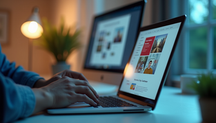 A Wix website with dynamic animations on scroll
