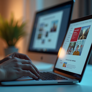 Веб-сайт Wix с динамической анимацией при прокрутке.