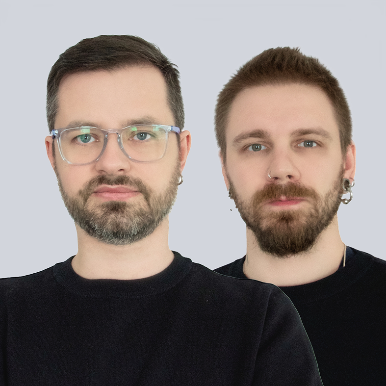 From left to right_ Victor Anferov, Kirill Pronin – parnii.de