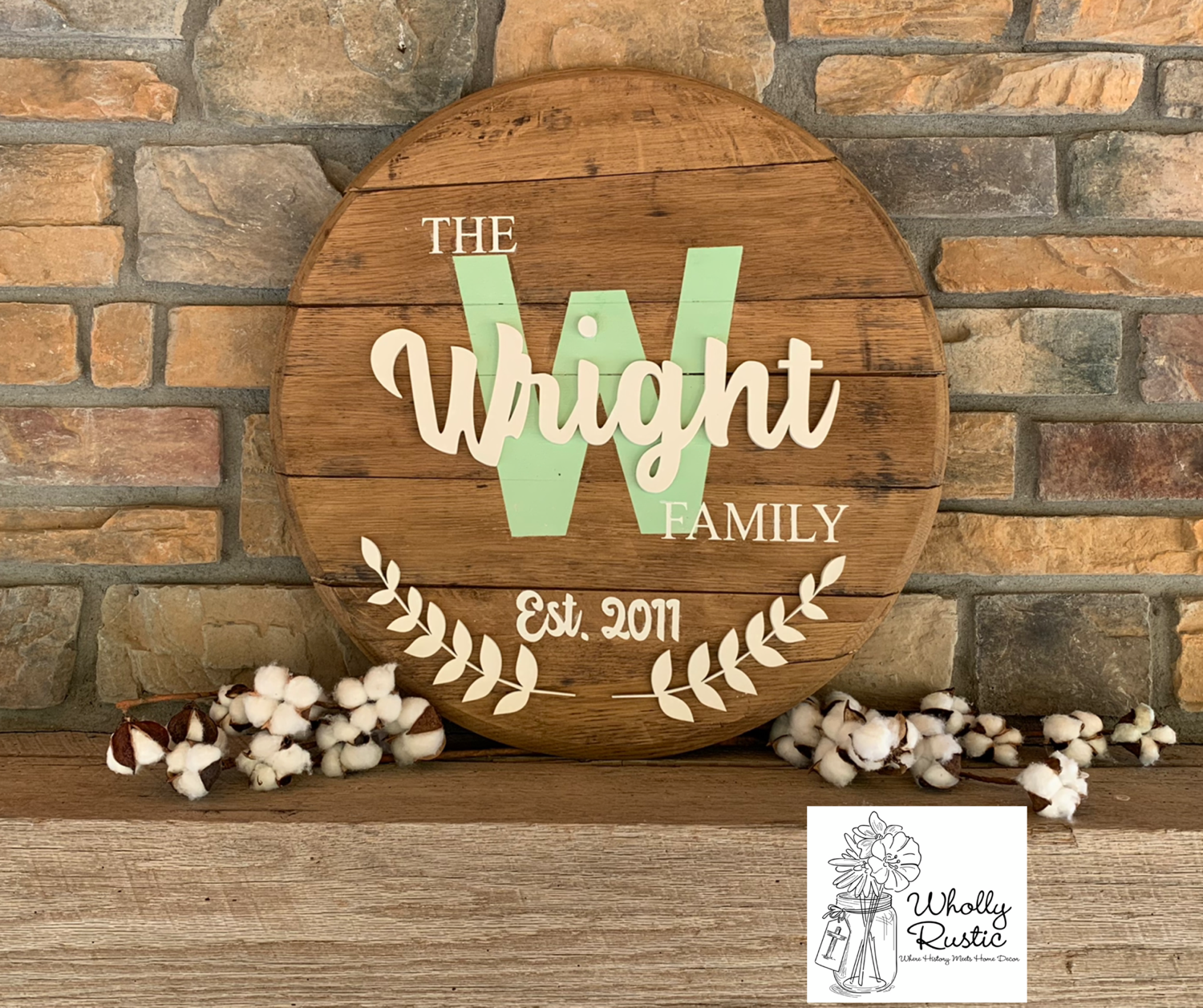 Personalized Barrel Head!