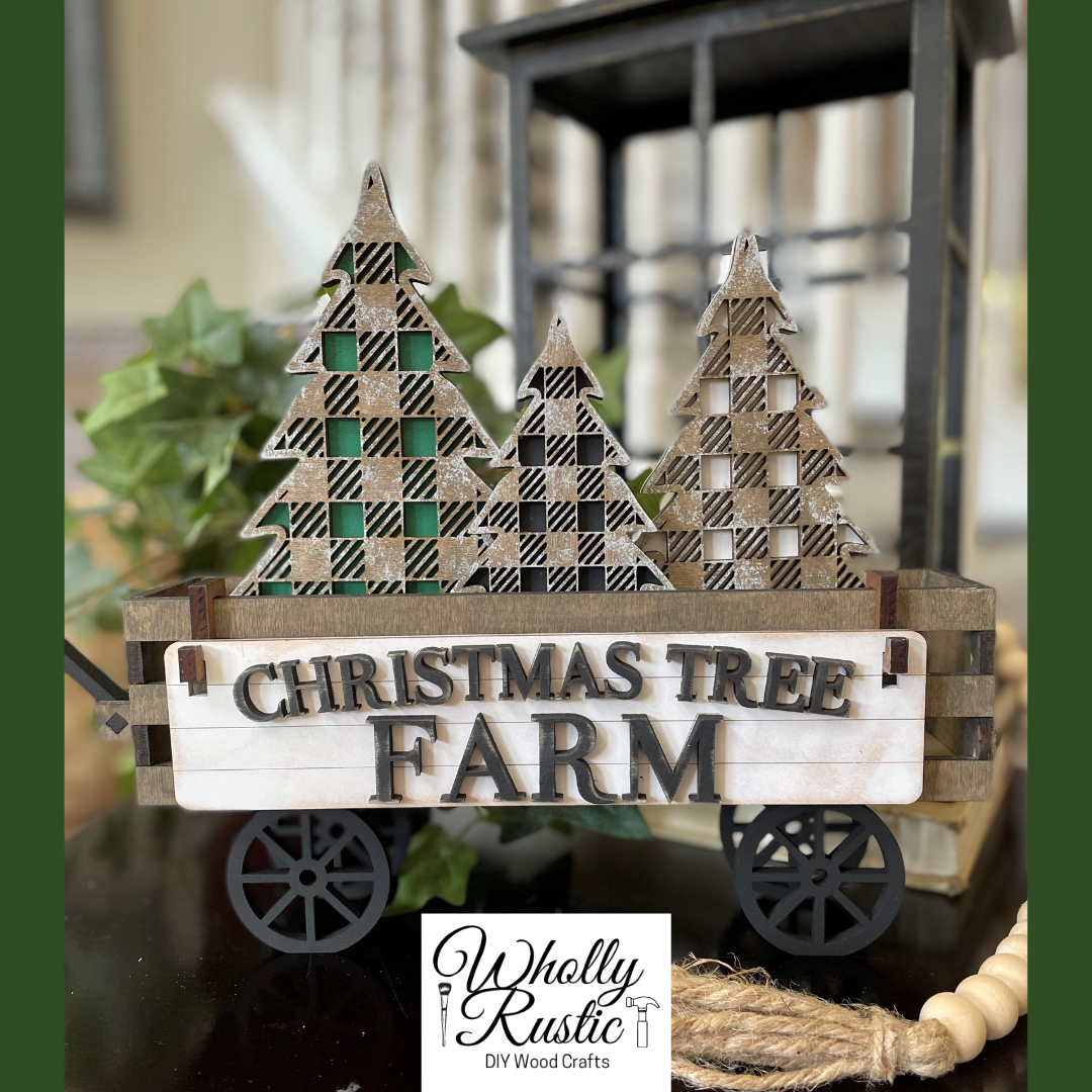 Tree Farm Wagon Insert