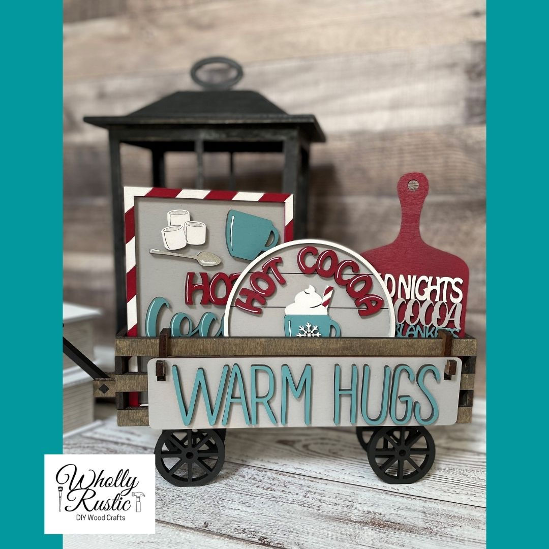 Hot Cocoa Wagon Insert