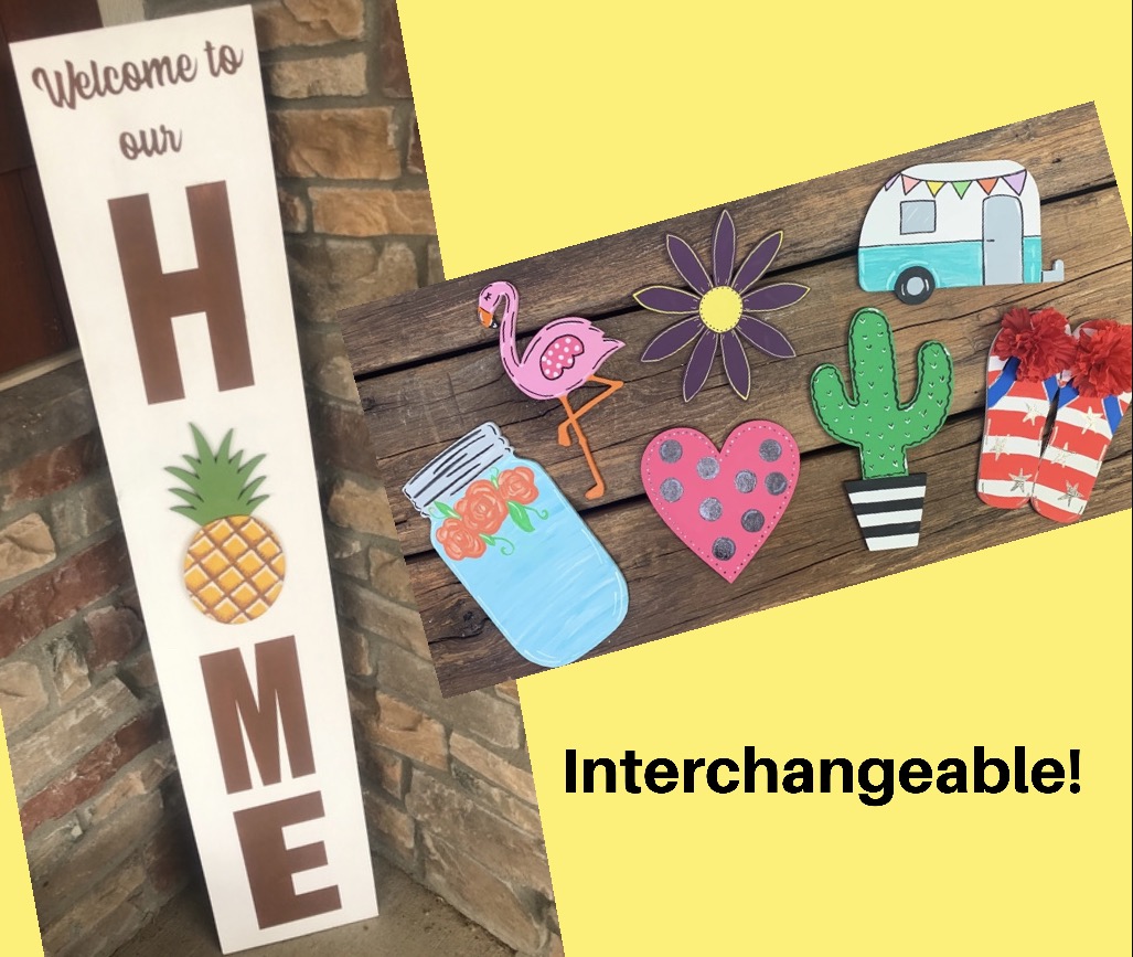 Interchangeable Porch Sign!
