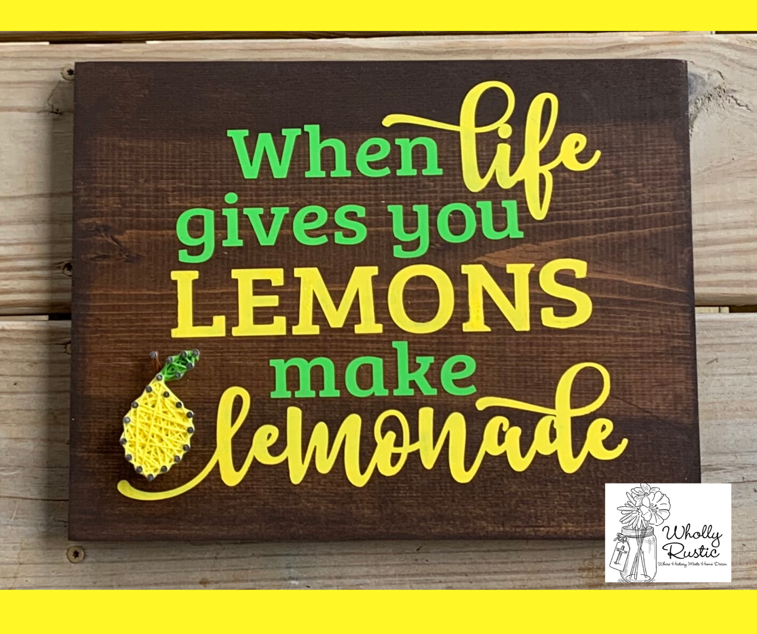 Lemon Paint & String!