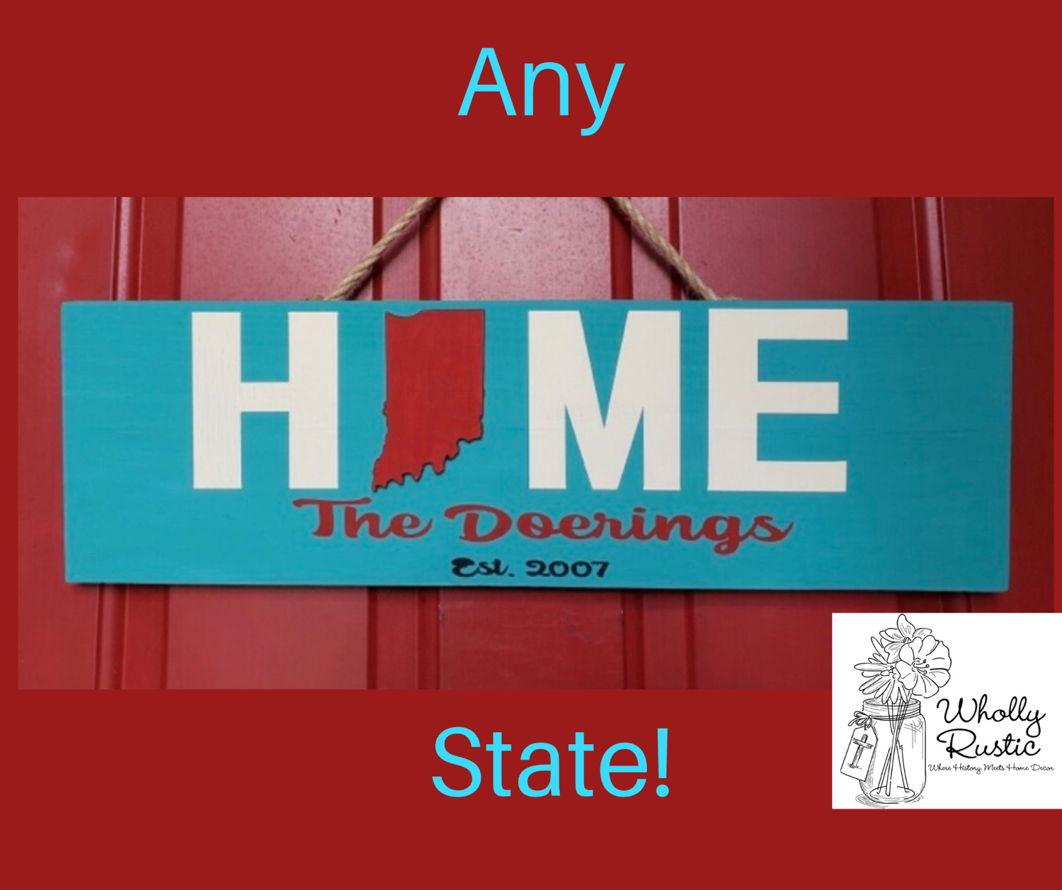 Interchangeable Home Sign!