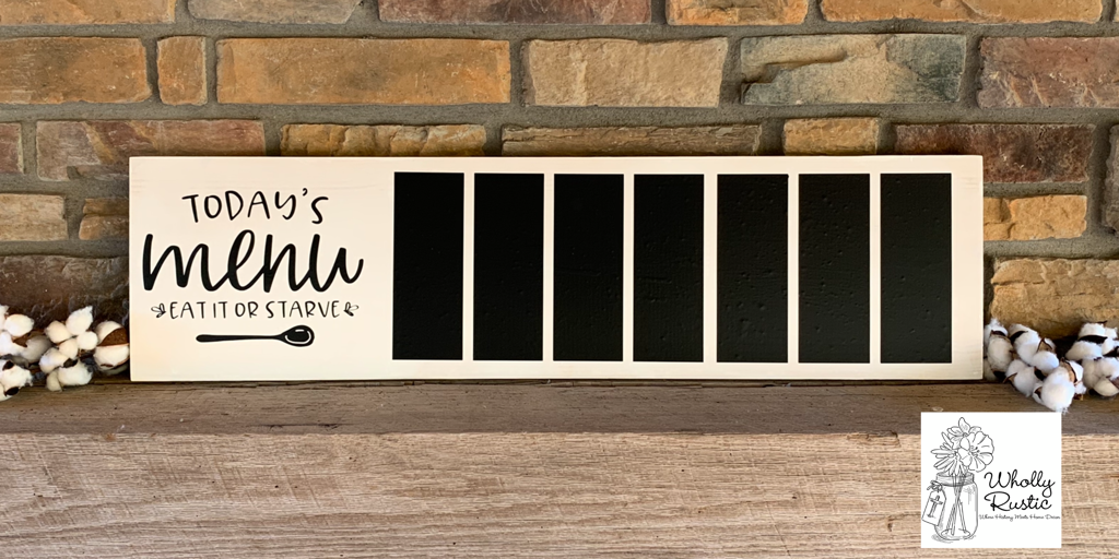 Menu Board!
