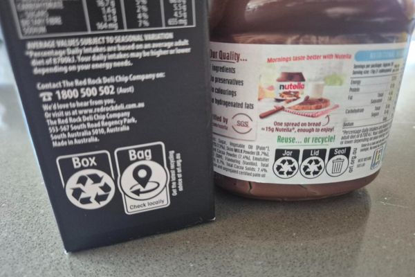 ARL label on packaging