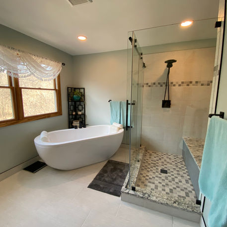 Bathroom remodel by Skydell Contracting in Middlesex NJ 08846