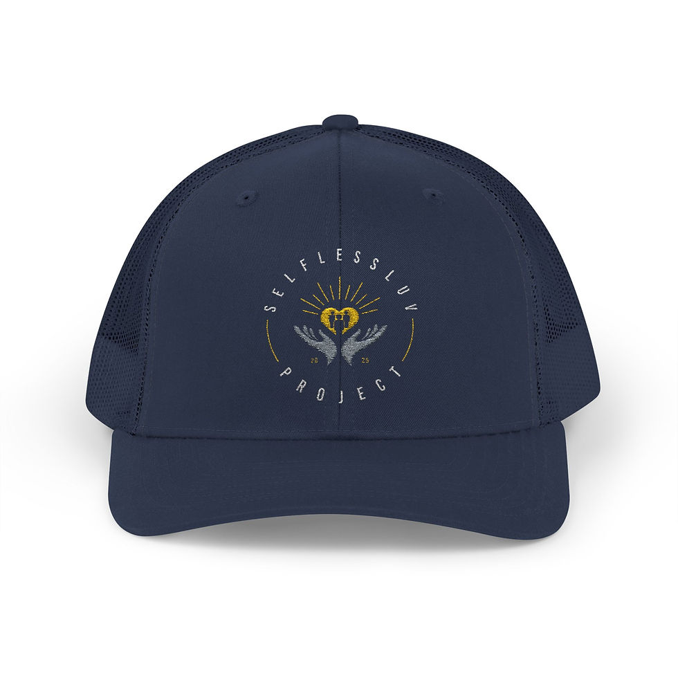 Thumbnail: "SELFLESS"  Luv Snapback Trucker Cap | Perfect Gift for Giving Back