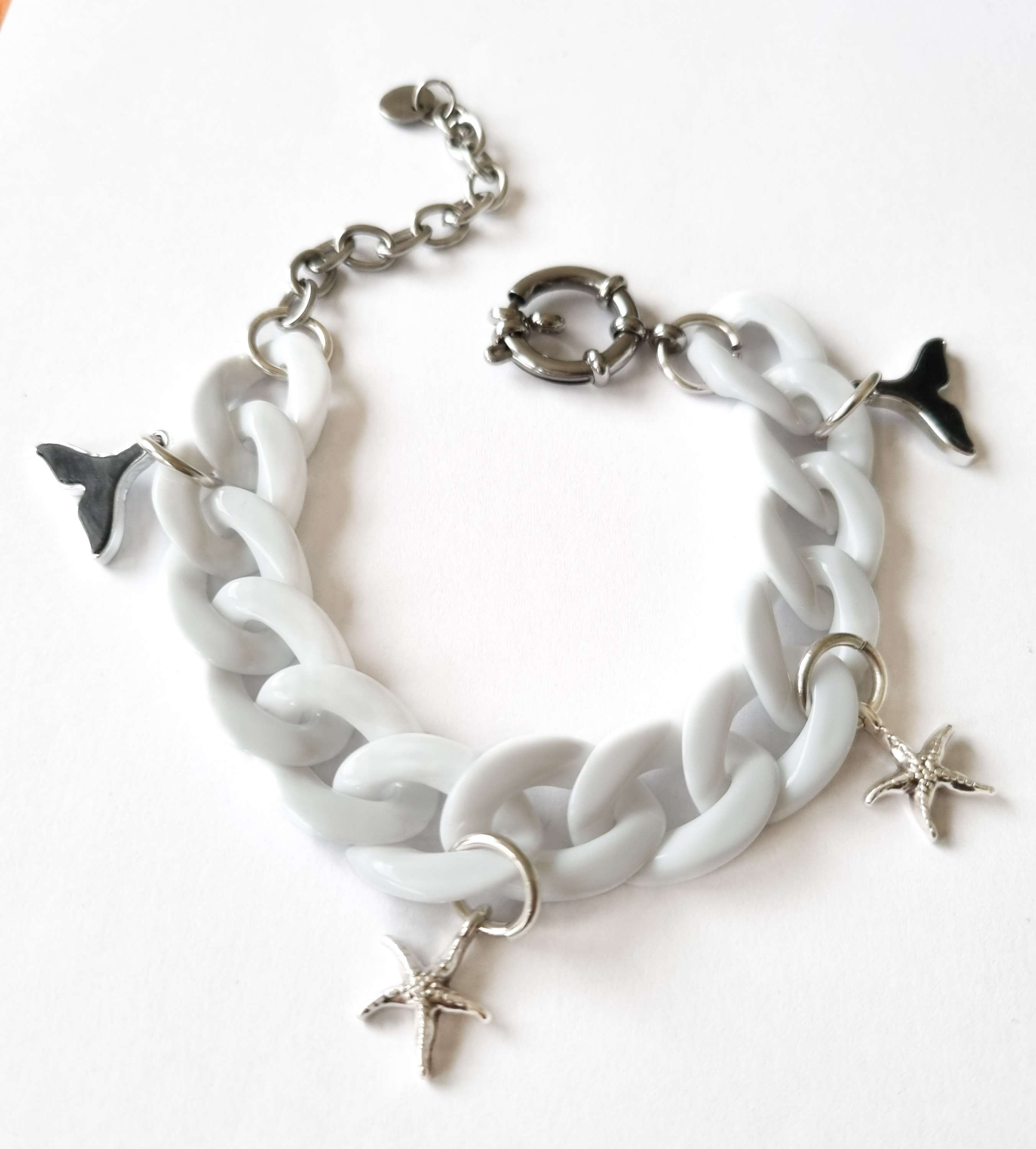 Gliederarmband mit Anhänger