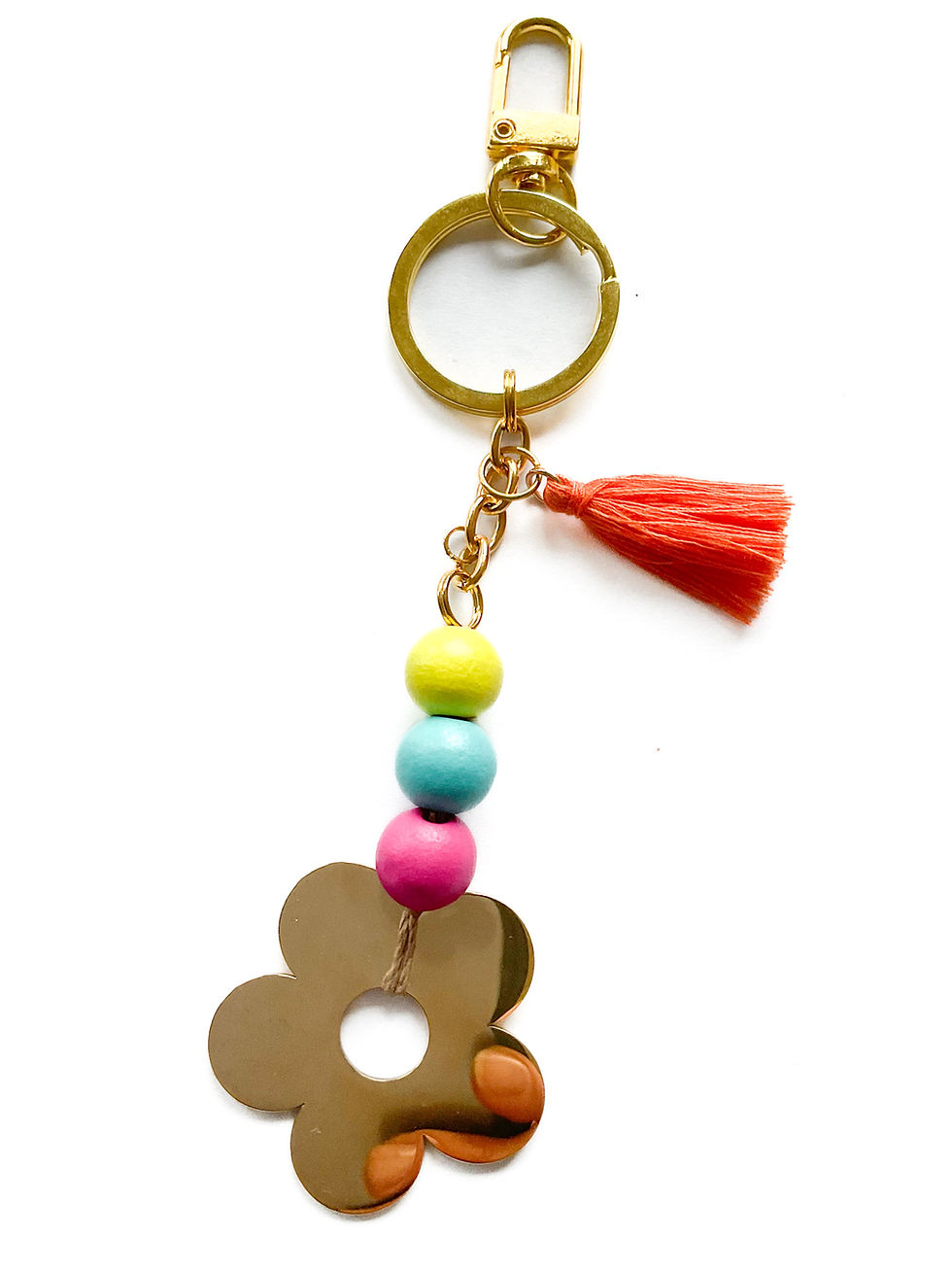 Miniaturbild: Handgefertigter Schlüsselanhänger, Schlüsselanhänger Blumen 