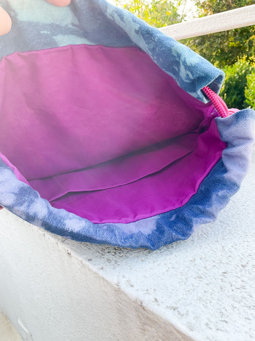 Thumbnail: Batik Turnbeutel- Upcycling Tasche