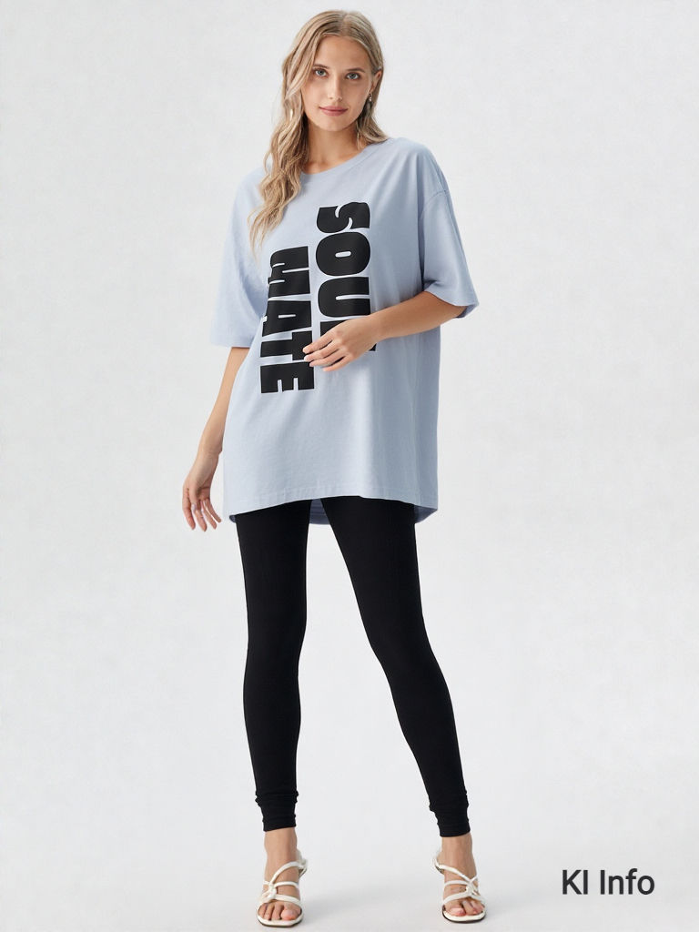 Oversize T-Shirt – Retro Print