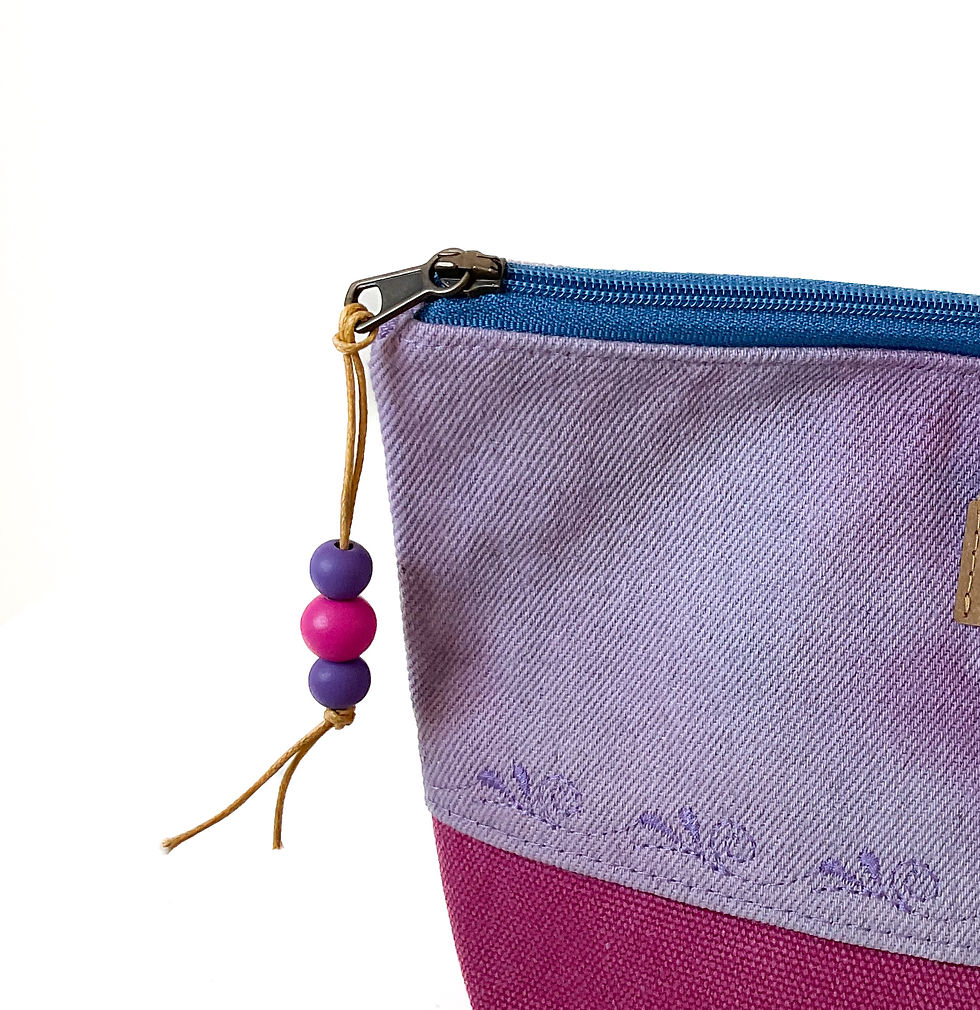 Miniaturbild: Kulturbeutel Jeans & Canvas– Upcycling Unikat