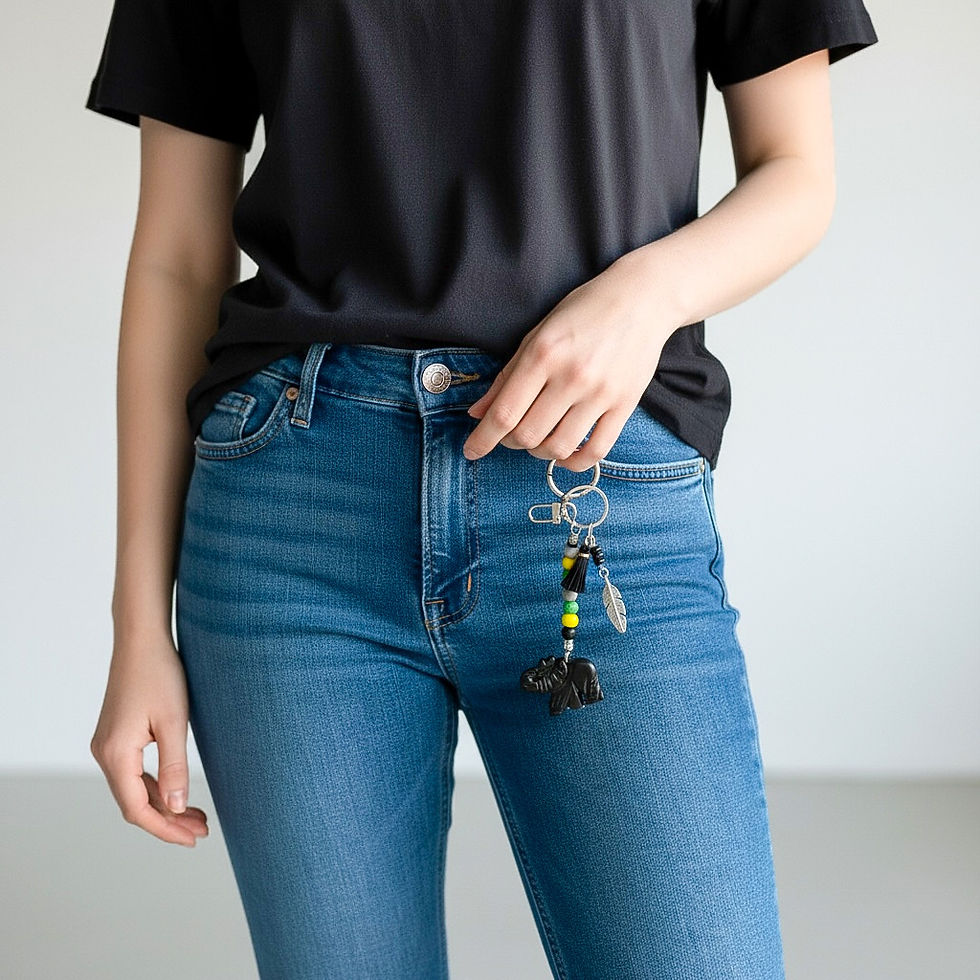 Miniaturbild: Upcycling Schlüsselanhänger , Tribal Schmuck