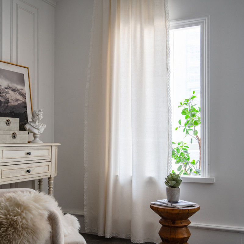 Thumbnail: Alba Light Filtering Curtain – White